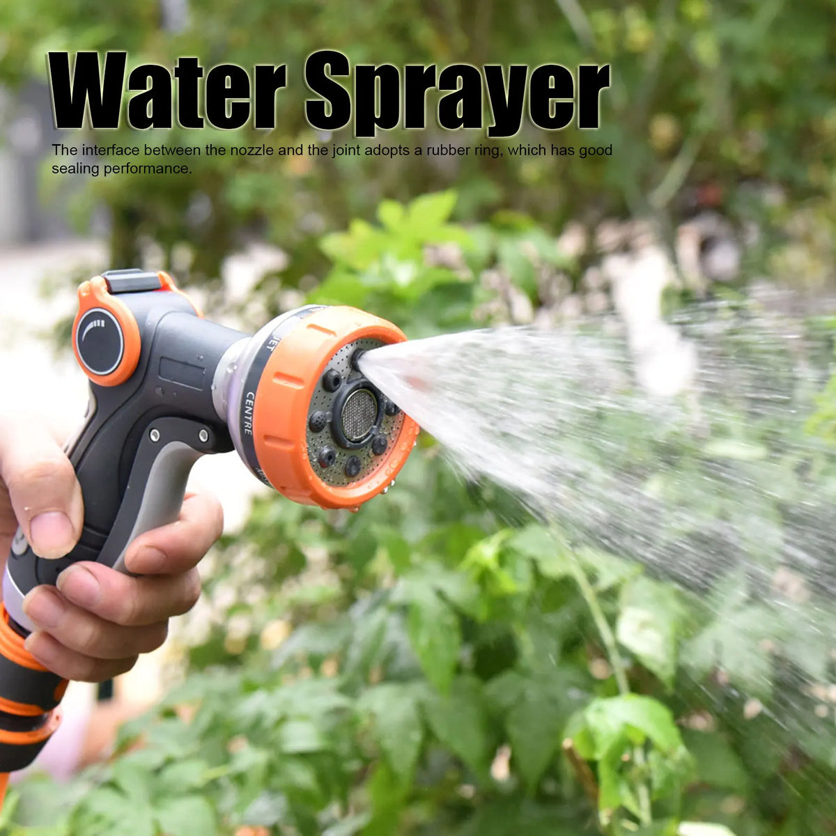 High Pressure Garden Water Sprayer Lawn Hose Spray Water Nozzle Washer Nozzle Car Washing Cleaning Sprinkle Tool