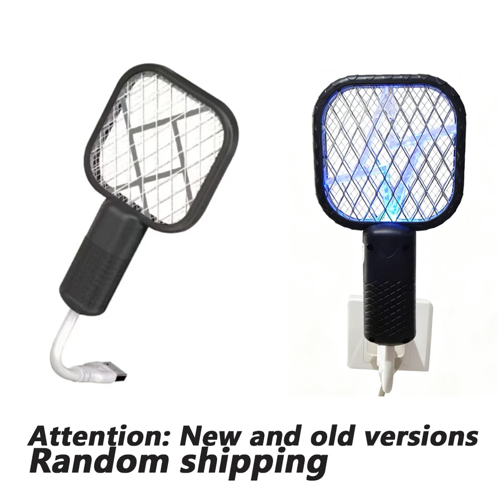 Mosquito Swatter Trap Mini USB UV Light Pest Control Electric Shock Mosquito Killer Lamp Portable Fly Bug Zapper Summer