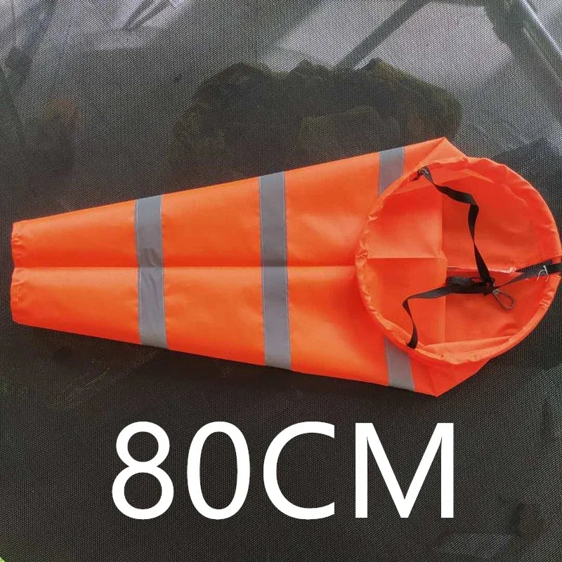 40/60/80/100 Reflective Windsock Outdoor Scratchproof Windproof Fluorescent Reflective Wind Sock Weathervane