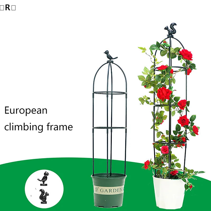 DIY Flower Vine Climbing Plant Bracket Garden Tomato Planter Bracket Plant Booster Planter Protector Stand