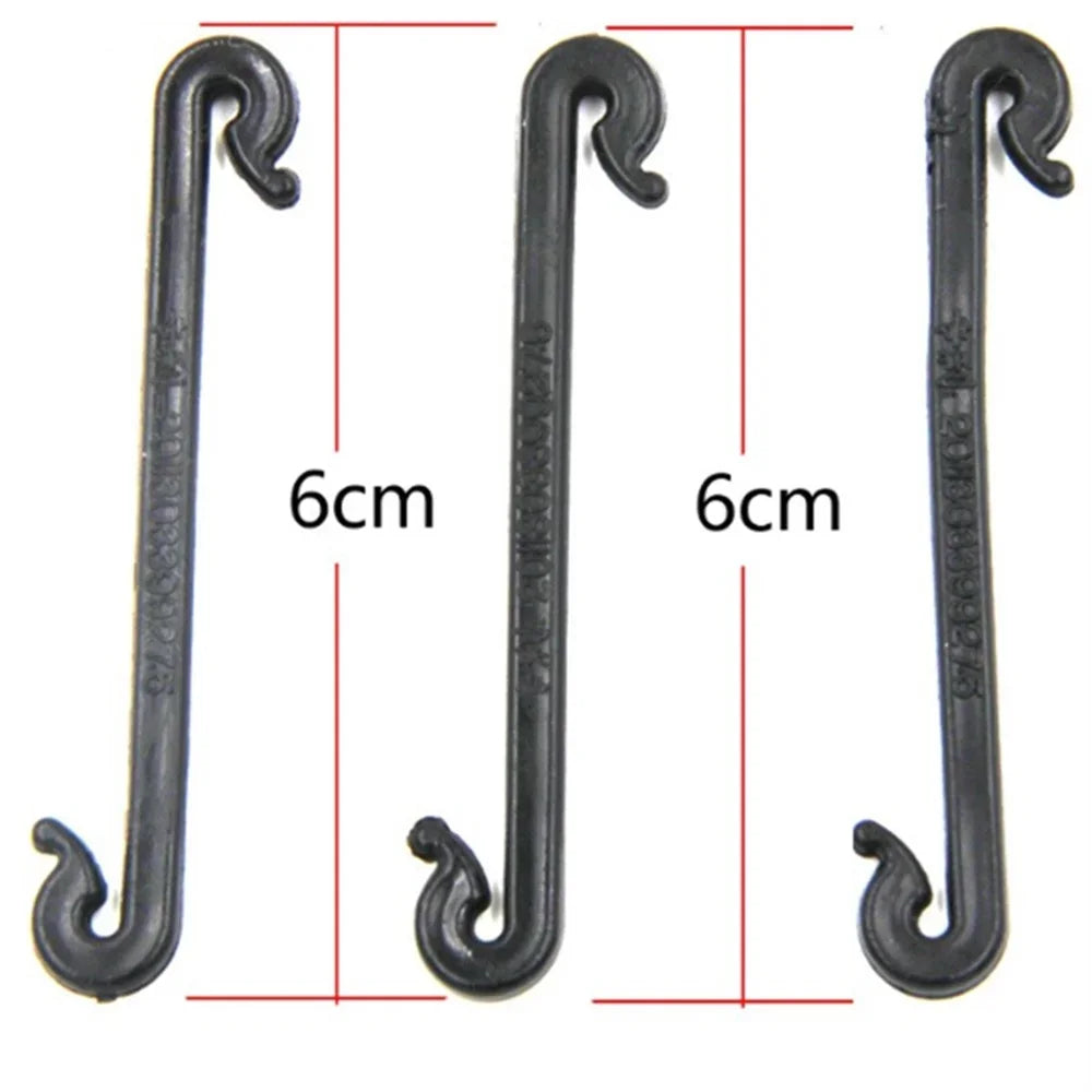 Plant Vine Fasteners for Stakes and Wire, 6 cm, 50 or 100 Pack