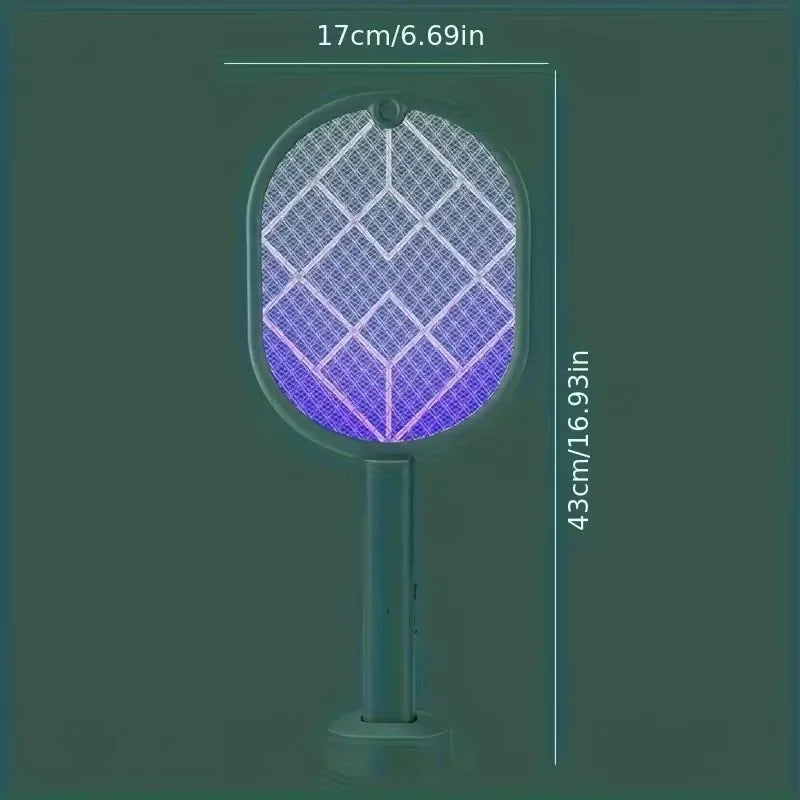 USB Rechargeable Electric Mosquito Swatter Household Mosquito Killer Lamp Two in One Mosquito Repellent Artifact Fly Swatter Pow