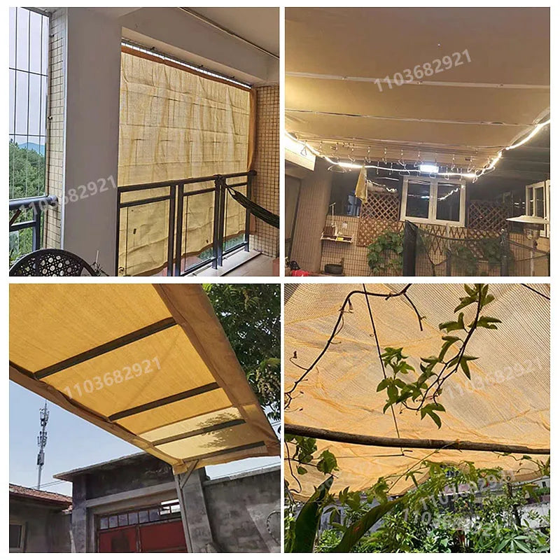 HDPE Garden Shade Net, 75–80% Shade, Multiple Sizes