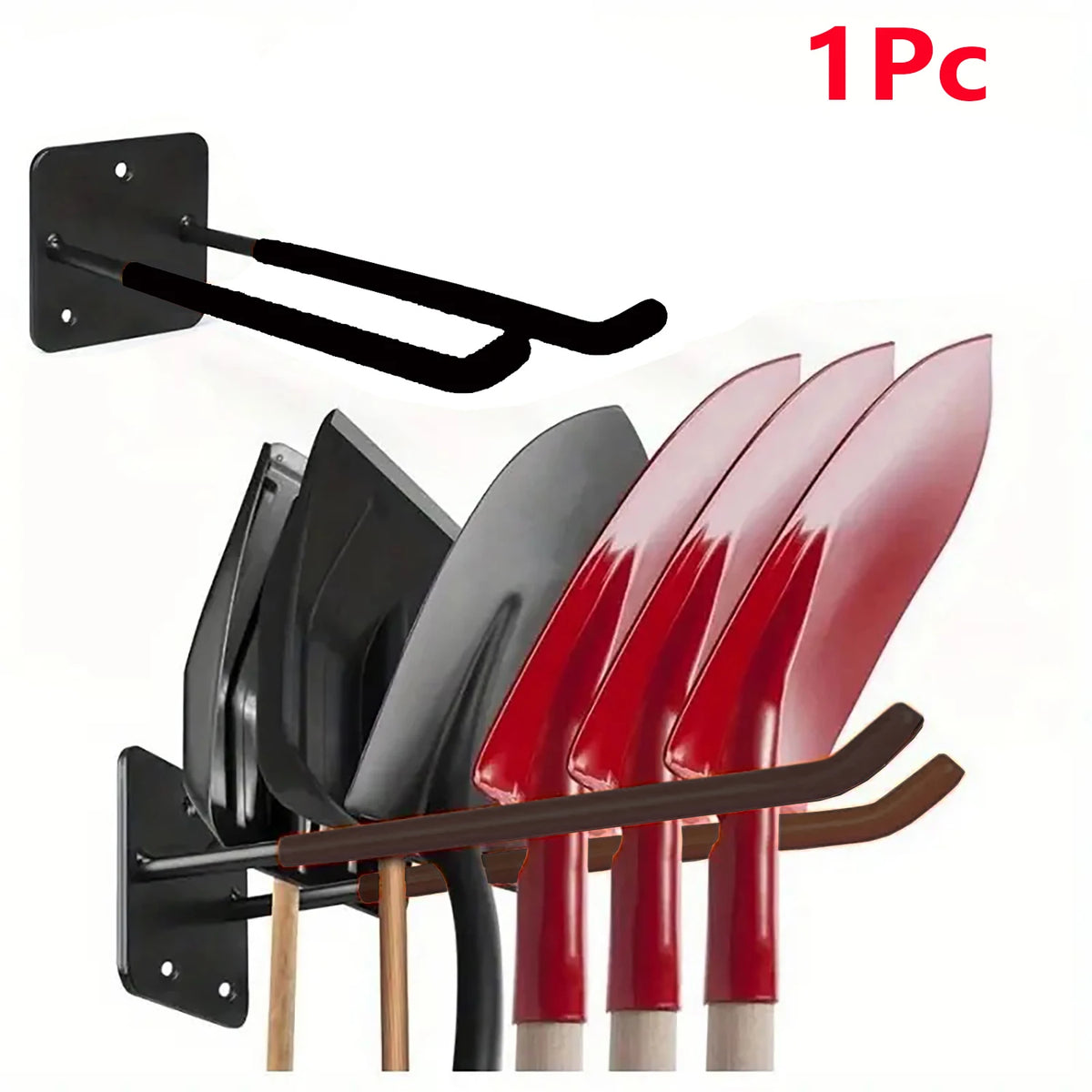 1Pc Garage Storage Hook for Gardening Tools,Wall Hook,Garage Organization and Storage,Shovel and Rake Hook Organizer,Yard Tool