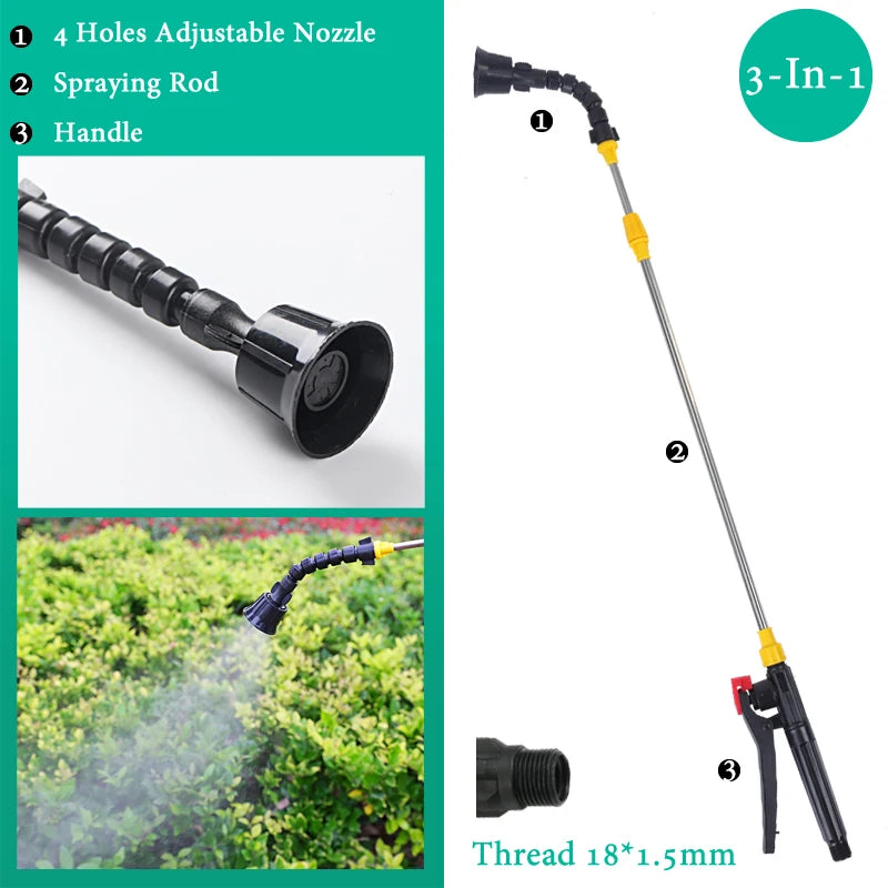 Retractable 0.45-0.8m Spraying Rod For Hand Pressure Sprayer Outdoor Garden Pesticide Spray Tree Watering Can Accessories