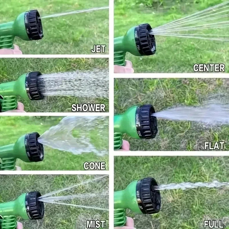 Expandable Magic Hose, High-Pressure Car Wash, 7 Water Spraying Functions, Water Gun, Home Garden Watering Hose Garden Hose