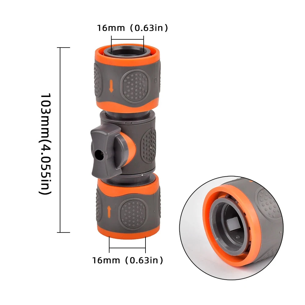 1-Pcs 1/2" 3/4" 1" Garden Hose Quick Connect Adapters -EU BPS Threaded Fittings for Faucets, Spray Guns & Watering Systems