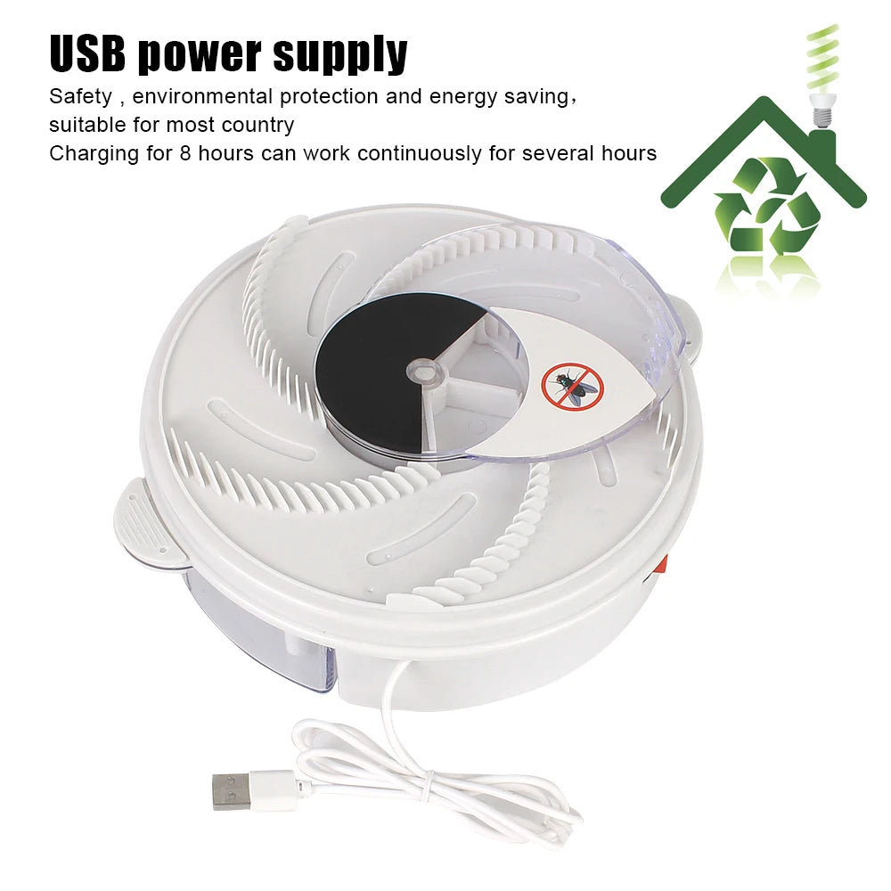 Pest Reject Control Repeller Automatic Flycatcher Indoor Outdoor Fly Trap Insect Pest Catcher Electric Pest Killer USB
