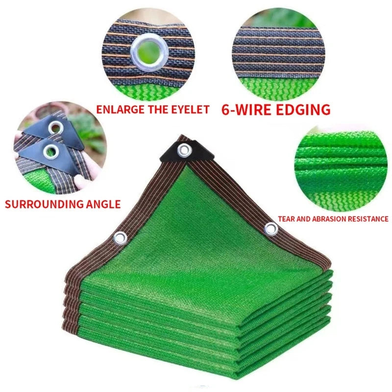 HDPE Shade Net, 85–90% Shade, Beige or Black