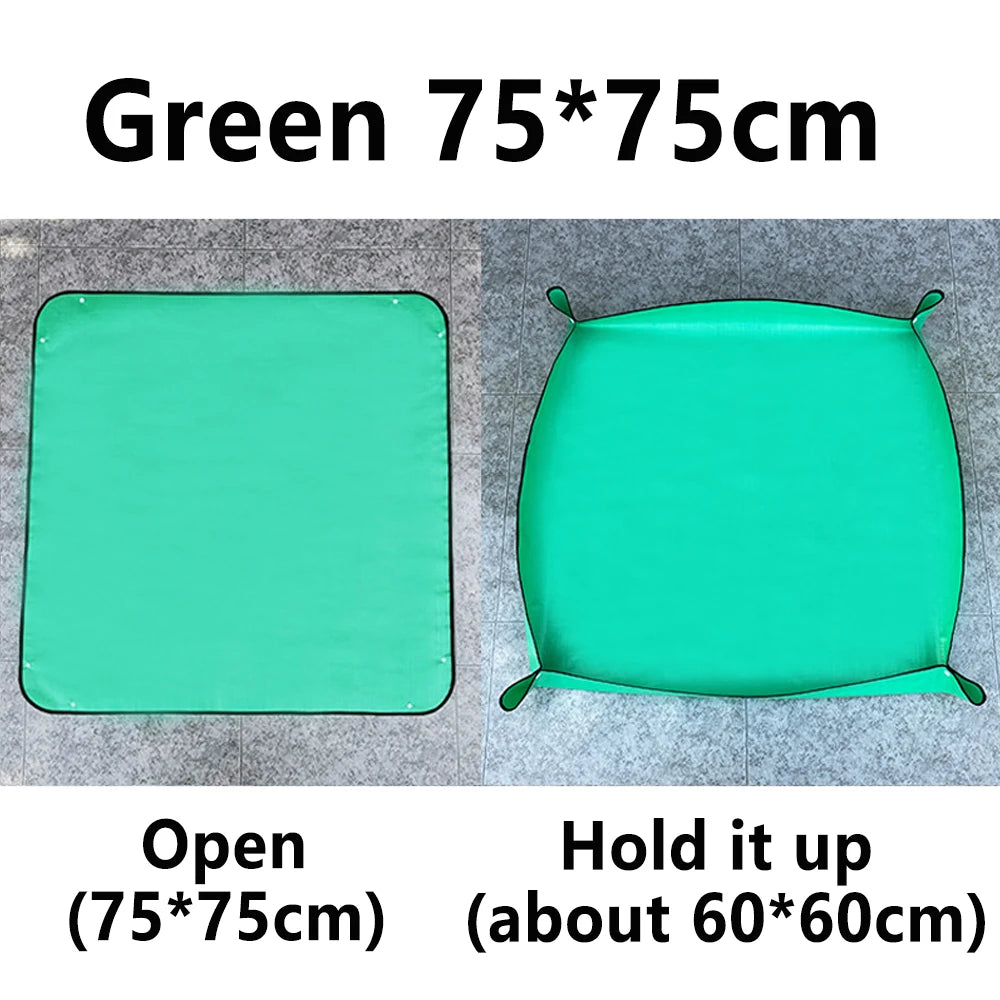 Foldable Waterproof Repotting Mat, 32–100 cm