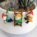 Mini Resin Dwarf Figurines for Pots and Micro Landscapes, Set of 3