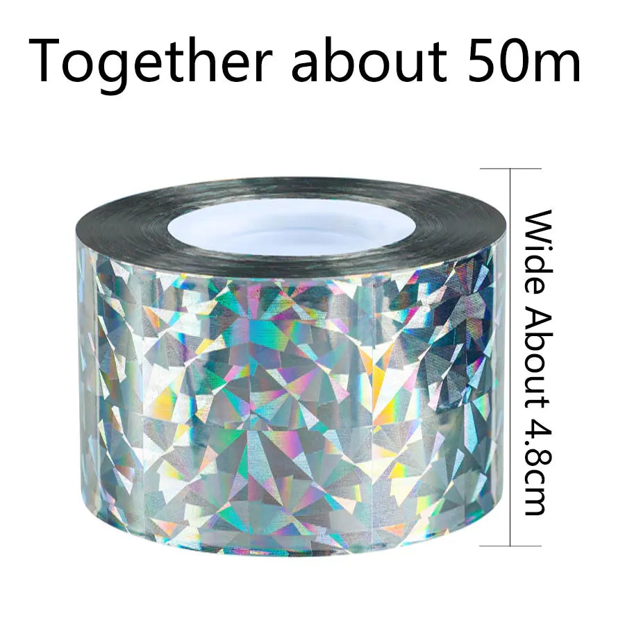 Reflective Bird Scare Tape, 2.4 or 4.8 cm Wide, 50–110 m