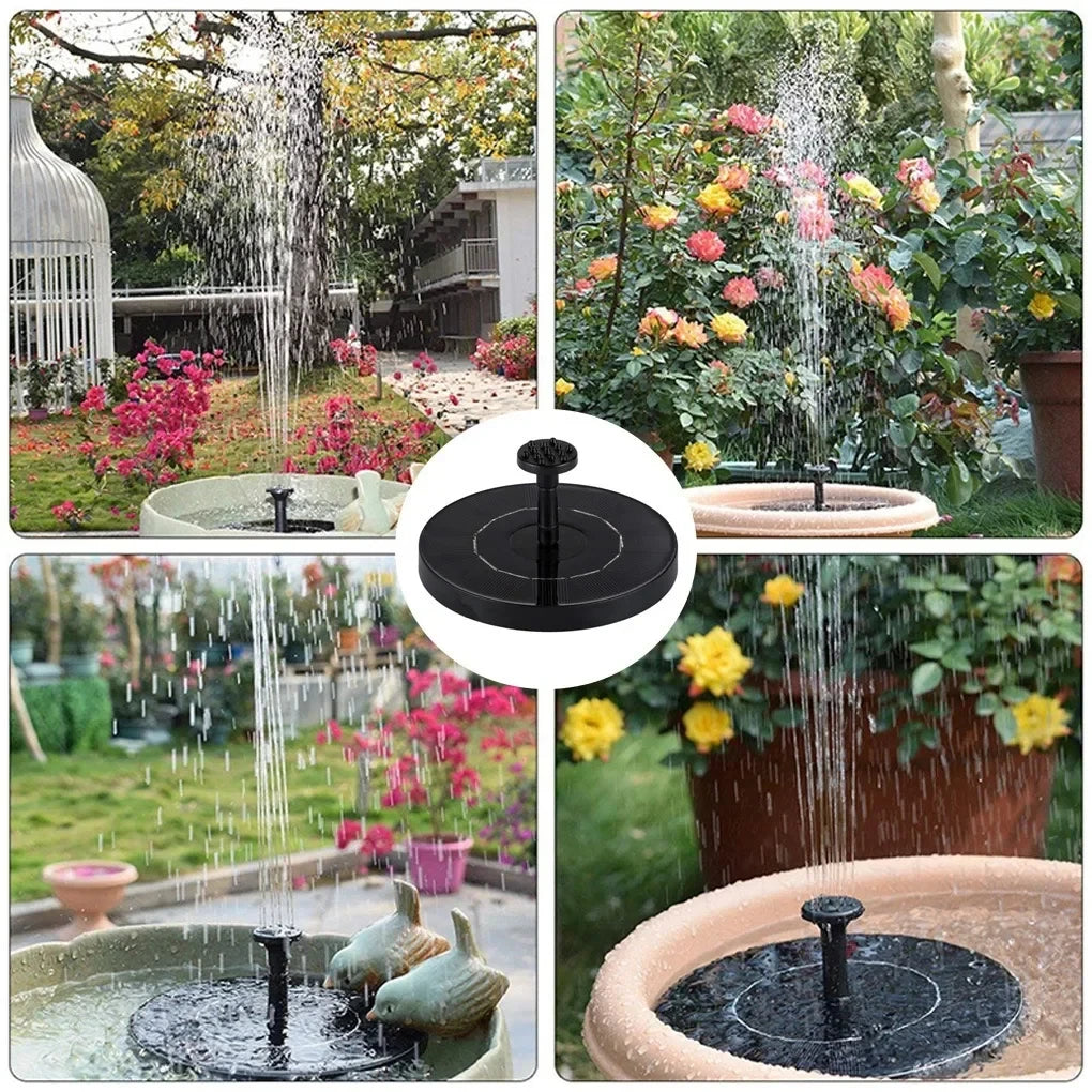 Mini Floating Solar Fountain, 13 or 16 cm