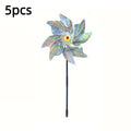5PCS Bird Repeller Reflective Windmill Bird Repellent Anti Birds Windmill Spinner Child Windmill Garden Orchard Protection