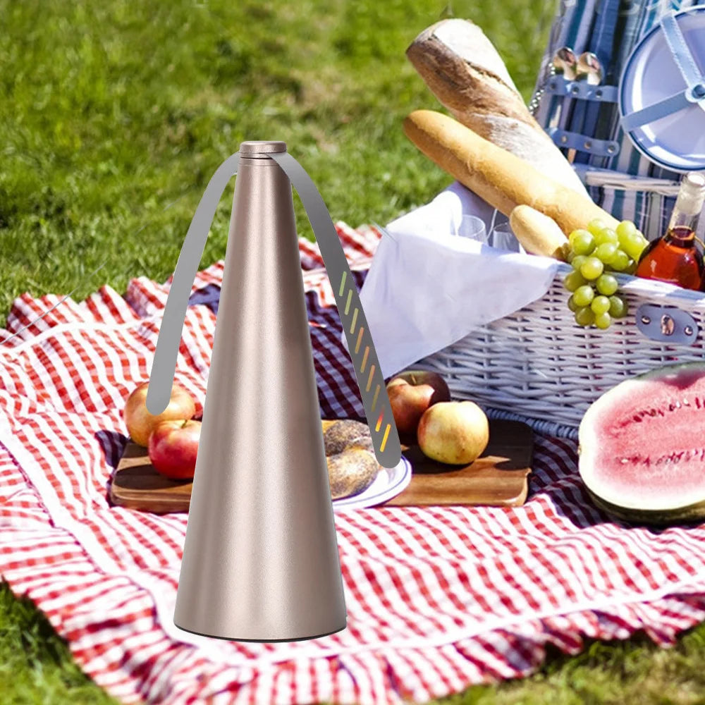 Fly Fans for Tables, Bug Fans with Holographic Blades, Keep Flies Away from Picnic, BBQ, Restaurant, Party, Indoor and Outdoor