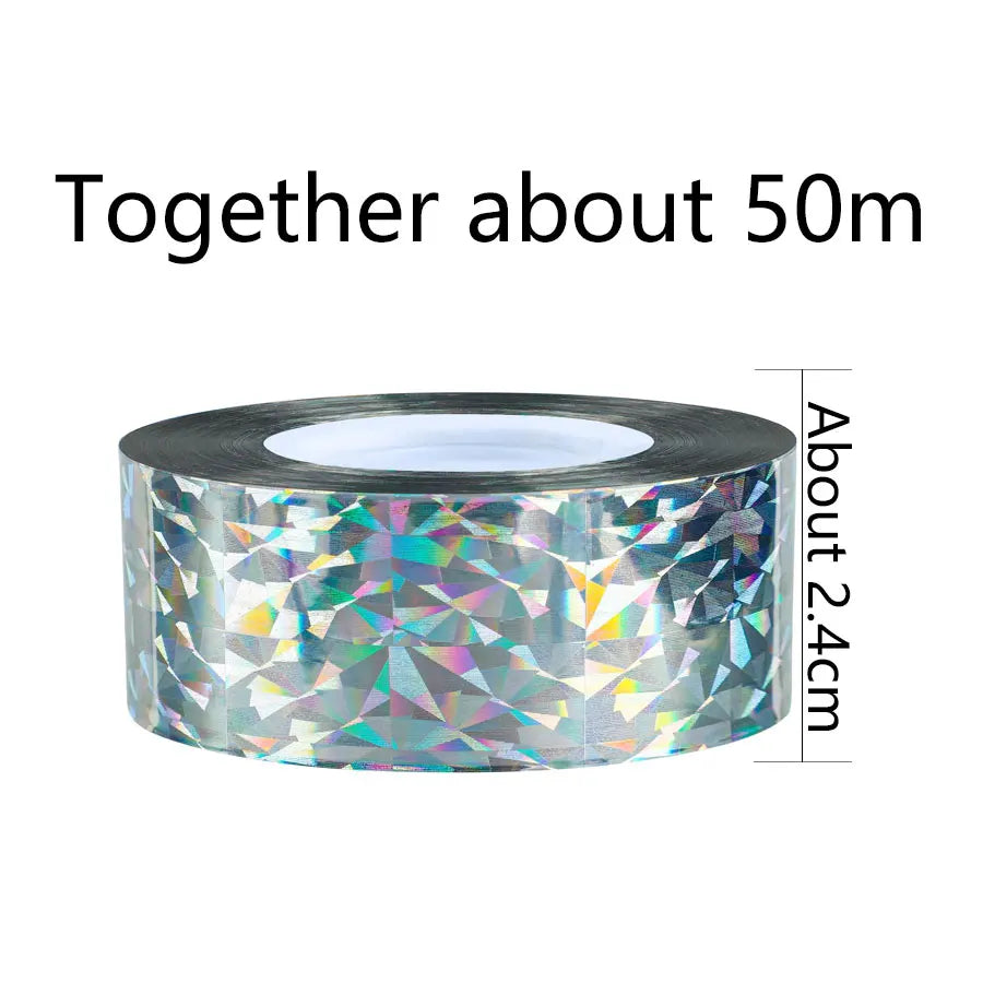 Reflective Bird Scare Tape, 2.4 or 4.8 cm Wide, 50–110 m