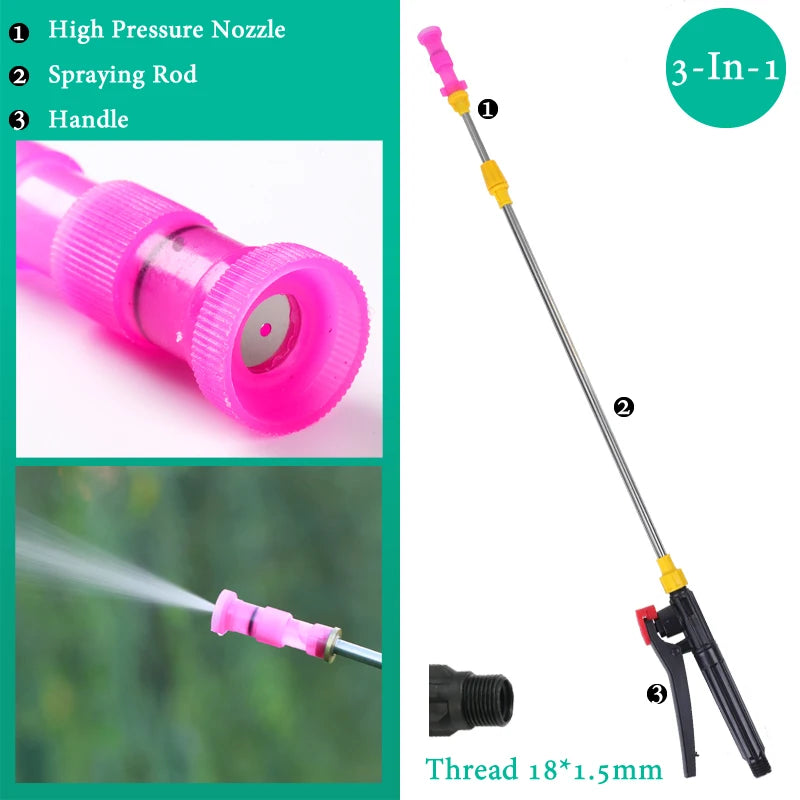 Retractable 0.45-0.8m Spraying Rod For Hand Pressure Sprayer Outdoor Garden Pesticide Spray Tree Watering Can Accessories