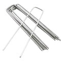 100pcs Landscape Staples, U-Shaped Garden Pins Garden Stakes Staples, Heavy Duty Yard Lawn Tent Stakes Securing Pegs For Weed Ba