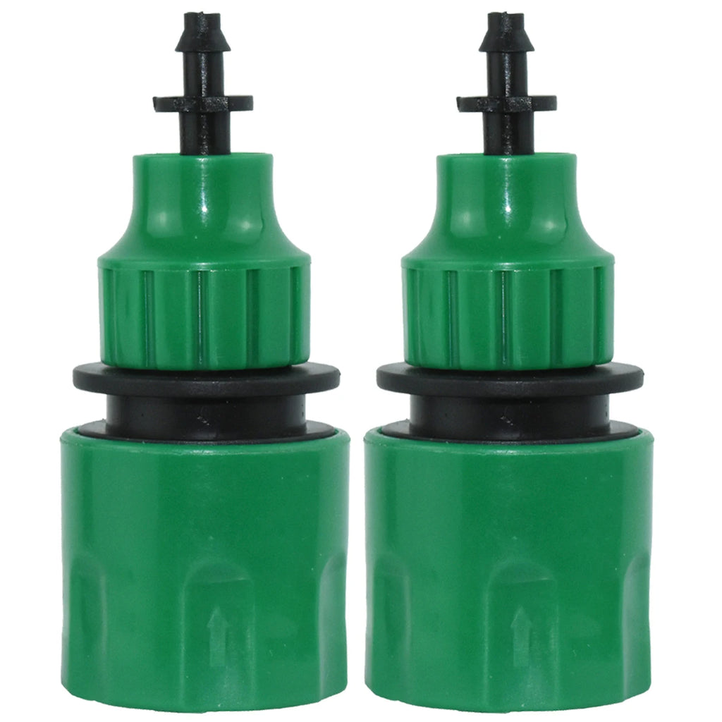 5pcs 1/4'' Water Pipe Quick Connector 4/7mm Plastic Hose Pipe Connector for Garden Drip Irrigation System Watering Equipment