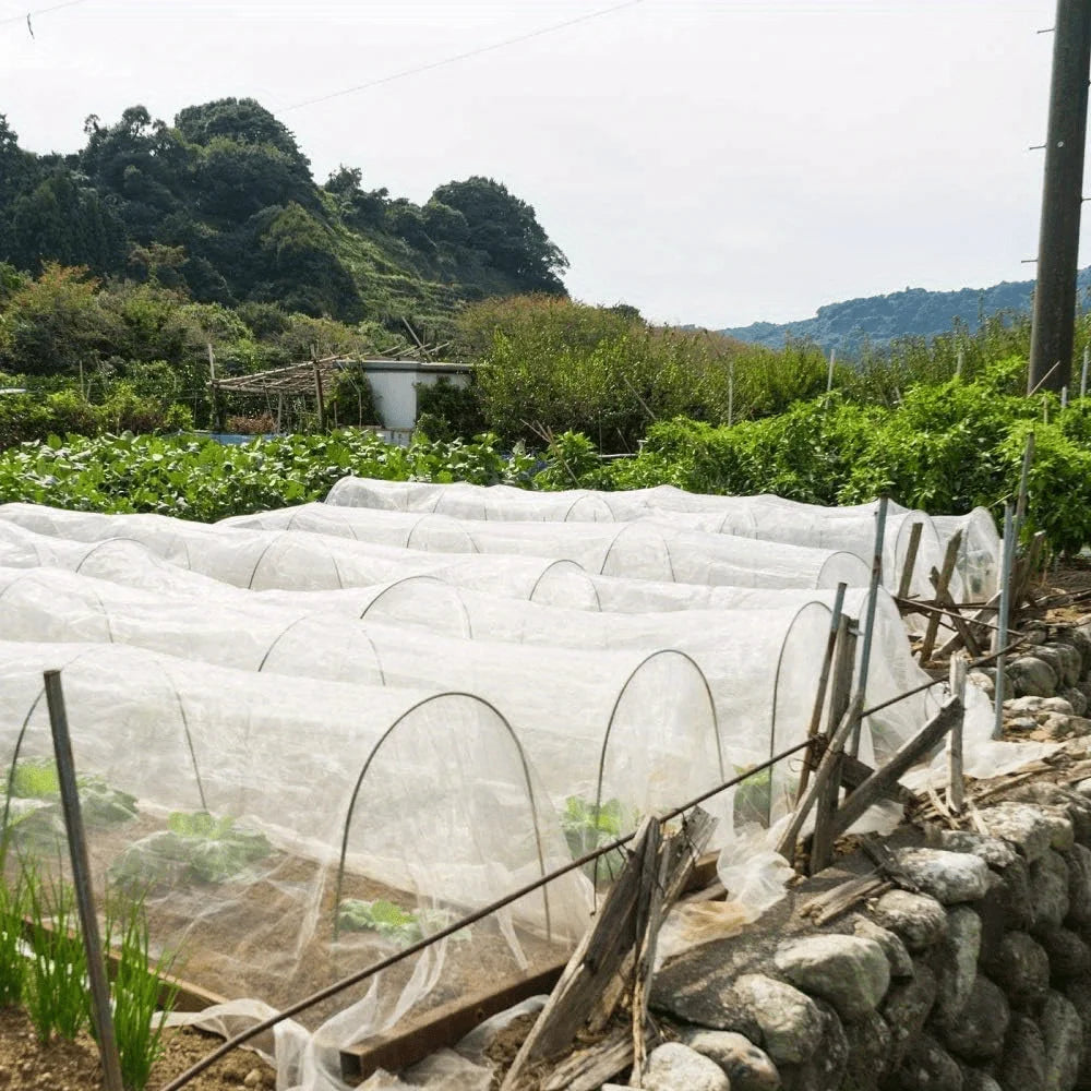 Greenhouse Hoops Suitable for Wider Plant Tunnels, Anti Rust Glass Fiber Support Hoop Frames, and Plant Supported Garden Piles