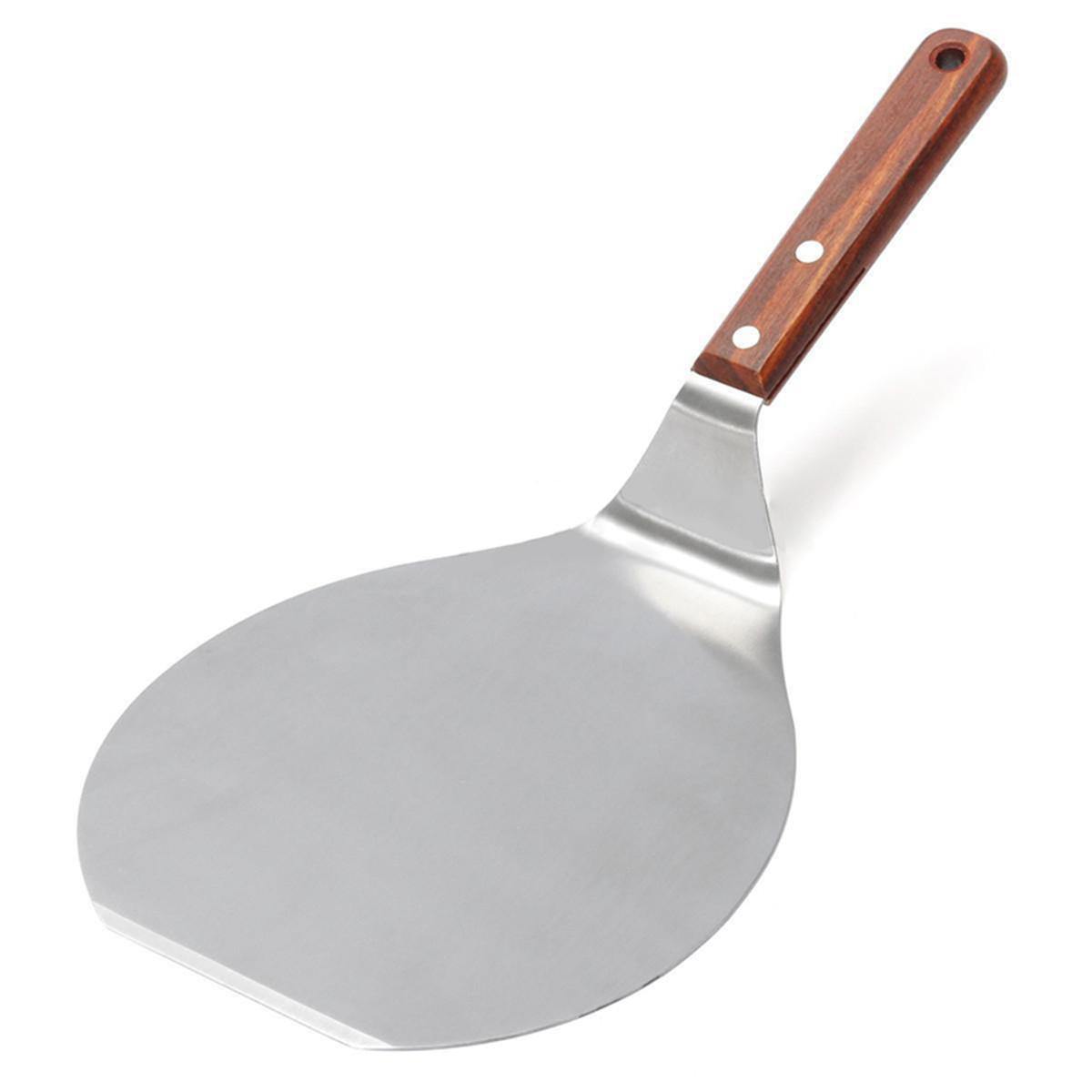 Spatule à pizza en acier inoxydable de 13 pouces, pelle à éplucher, support pour lève-gâteau, outil de cuisson 