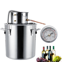 3GAL/5GAL/8GAL Water Distiller Alcohol Distiller Stainless Boiler Liquid Making Equipment Kit