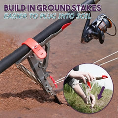 AnchorSpring Automatic Fishing Rod Holder | Stainless Steel, 110 lb Tension