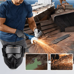ArcGuard Auto-Darkening Welding Face Shield | Color-Accurate Lens, Convertible Wear