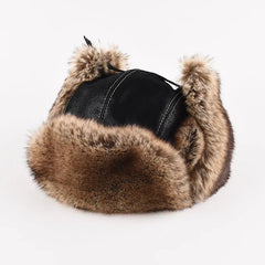 Arctic Aviator Hat | Premium Leather with Cozy Fur Lining