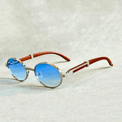 Ava Eco-Friendly Sunglasses | Wood and Metal Frame, UV400 Protection