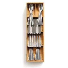 Bamboo Cutlery Organizer – Space-Saving Kitchen Drawer Solution