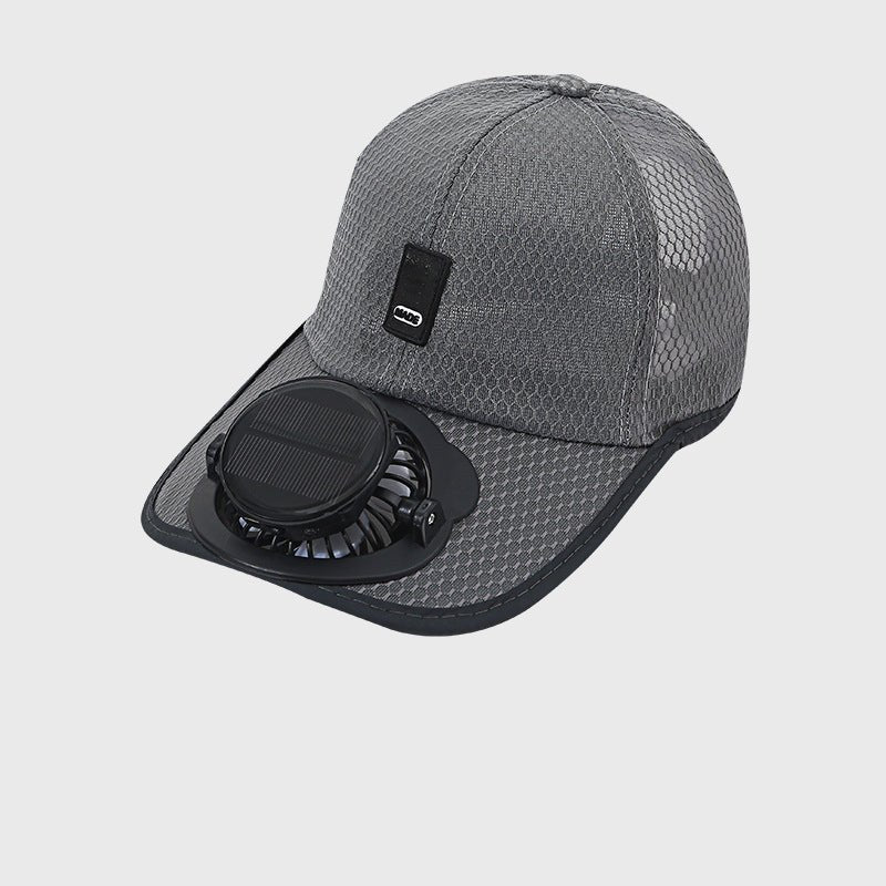 BrightAir Solar Fan Baseball Cap | UPF50+ Brim & 3-Speed Cooling
