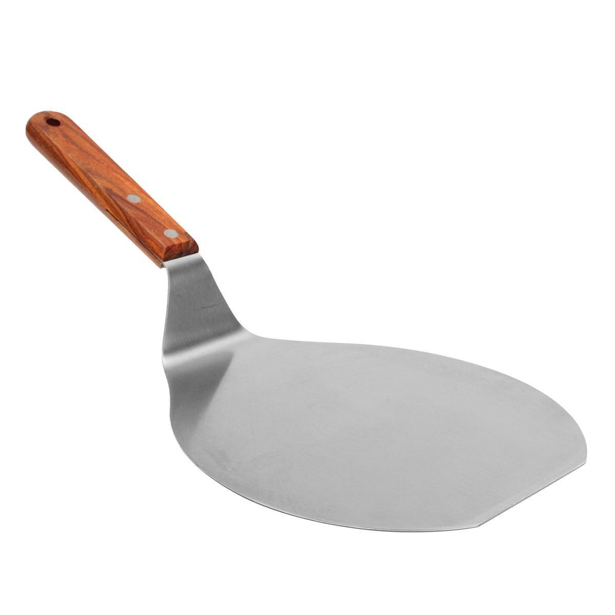 Spatule à pizza en acier inoxydable de 13 pouces, pelle à éplucher, support pour lève-gâteau, outil de cuisson 