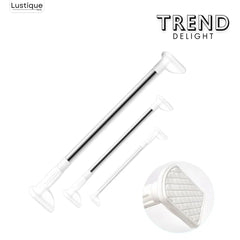 ClickFix™ – Universal Telescopic Curtain Rod Without Drilling for Bathroom and Kitchen [50% Off]