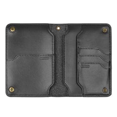 CompassSlim Leather Travel Wallet | Passport Holder for Cards, Tickets & ID