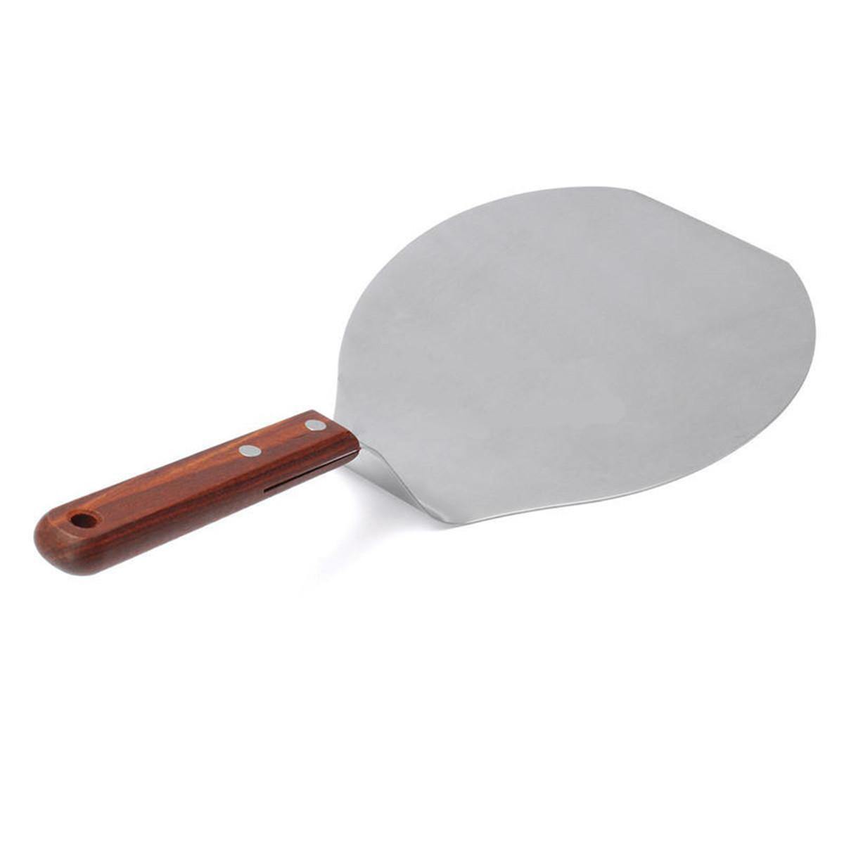 Spatule à pizza en acier inoxydable de 13 pouces, pelle à éplucher, support pour lève-gâteau, outil de cuisson 