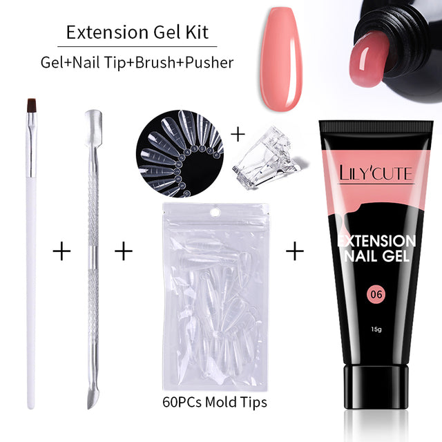 15ml Nail Extension Gel Kit