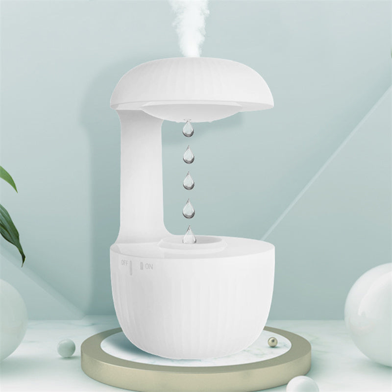 Humidificateur d'air anti-gravité Humidificateur à contre-courant silencieux Gouttes d'eau en lévitation Brumisateur à brume fraîche Soulage la fatigue