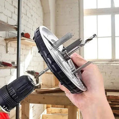 DialFit Adjustable Hole Cutter | 45–130 mm Clean Cuts for Drywall & Softwood