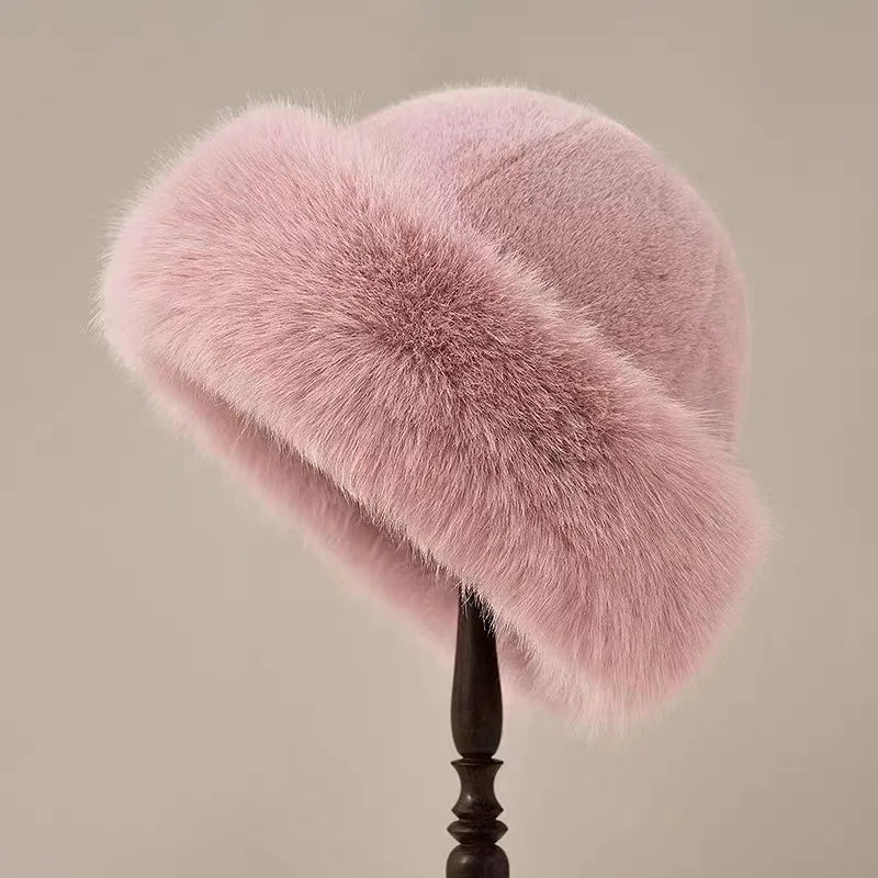 Elena Women's Fur Hat | Plush Vintage-Inspired Design for Winter