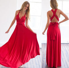 Everline Convertible Maxi Dress | Multi-Way Wrap Style for Weddings & Travel