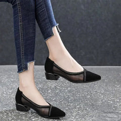 Everly Breathable Mesh Moccasins | Suede Detail & Soft 3 cm Sole