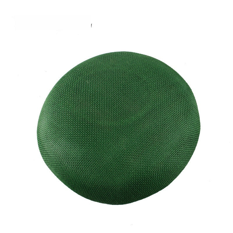 Emerald Green Hat Felt Light Cap Diameter 15cm