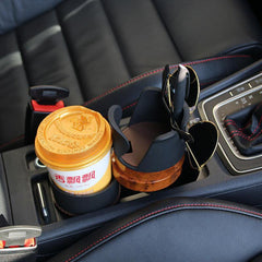 Boîte de rangement créative pour voiture, pot d'argent, porte-boisson, organisateur de poche de voiture multifonction 