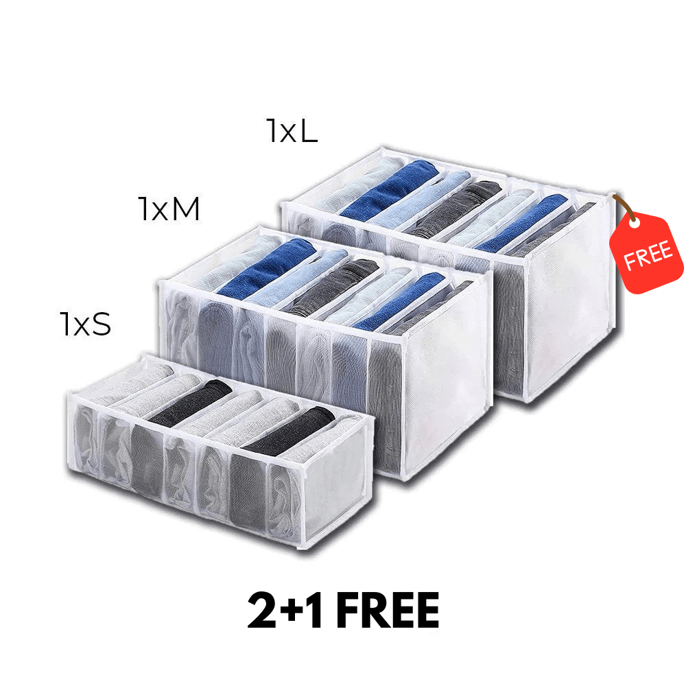 Flexi Grid Organizer - No More Clutter in Your Closet