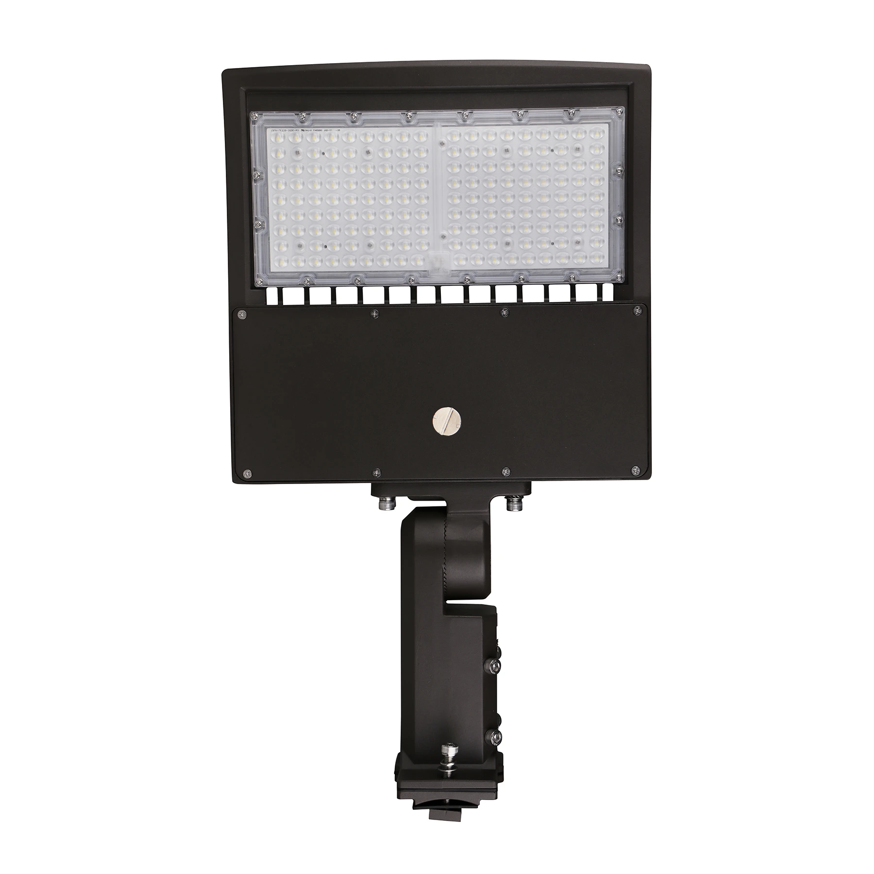 Poste de luz LED de 150 W con fotocélula de anochecer a amanecer, 5700 K, 21 000 LM, montaje universal, bronce, CA 120-277 V, resistente al agua IP65, luces de estacionamiento, luminaria de seguridad para calles para exteriores