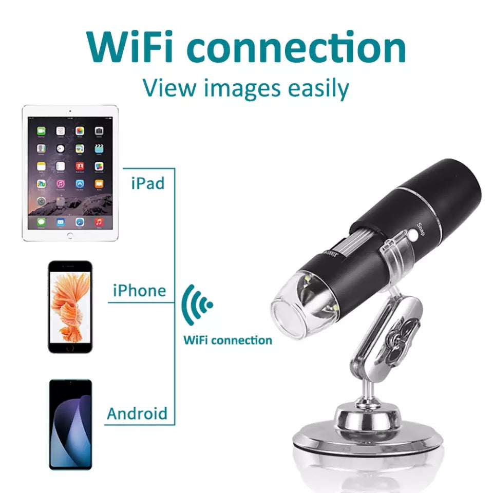 Microscope numérique USB Wifi 1000x