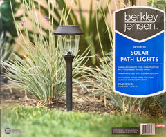 Luces solares para caminos Berkley Jensen de hasta 6 lúmenes, paquete de 10 (bronce frotado con aceite)