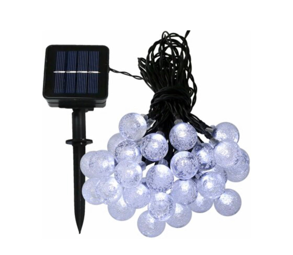 50 LED Solar Lamp Crystal Ball Globe Waterproof LED Solar String Light Bulb Christmas Tree Decor Outdoor Solar Light