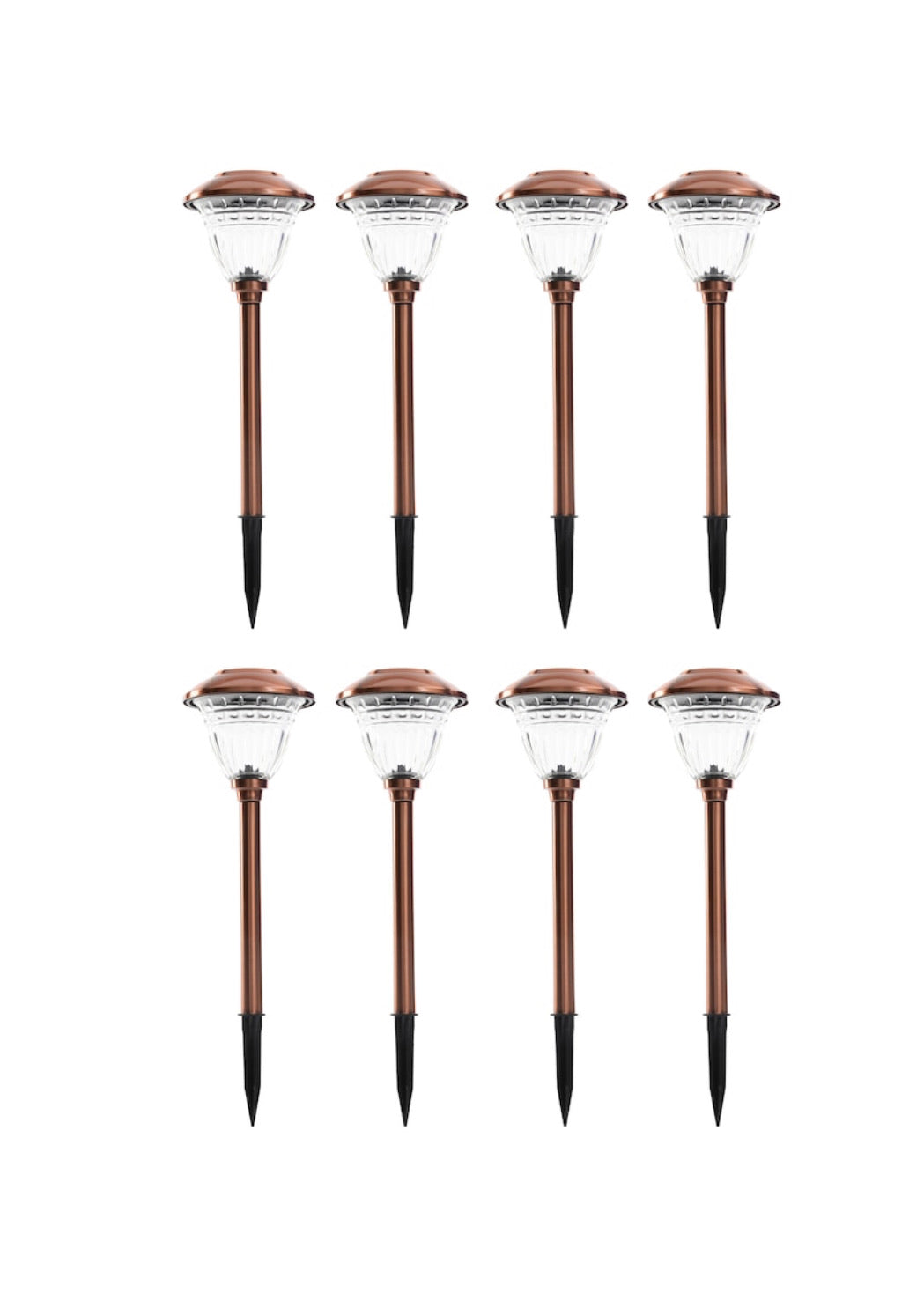 Lot de 10 lampes solaires à DEL pour allées extérieures Energizer (cuivre) 